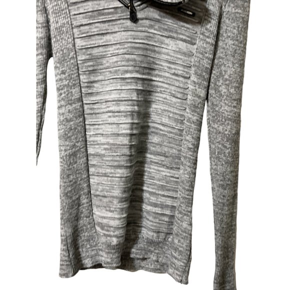 Lief Nelson Mens Cardigan Sweater Gray Zipper Size Large - Picture 7 of 7